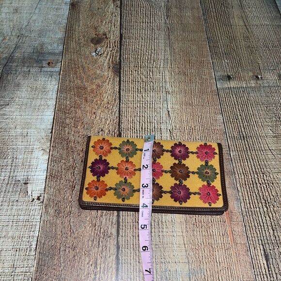 Floral leather multicolor Rolf’s wallet - Picture 10 of 10